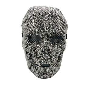 Deluxe PVC pour Ghost Face Bling Eye Crystal Costume Mask Diamond Incrusted Hot New Sparkly Rhinestone for Carnival Masquerade Ball - Product Image 5