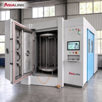 Machine de revêtement PVD par ionisation sous vide à écran tactile AsiaLink PLC pour le traitement de surfaces multi-matériaux