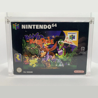 SHP personnalisé Nintendo N64 jeu cartouche étui acrylique protecteur clair cartouche étui housse étui boîte pour SNES