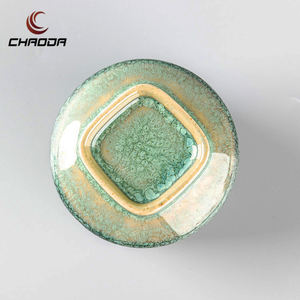 CHAODA Cerámica 150ml Azucarero Jade Verde Porcelana esmaltada Azucarero Estilo japonés Azucareros de cerámica - Product Image 3