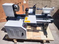 Fácil de operar Automático Carpintería Control de computadora AutoCAD Software Pequeño 4 ejes Cnc Torno de madera AR26 para la venta