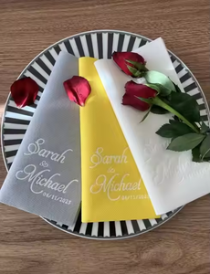 Serviettes en papier Airlaid personnalisables avec logo – Absorption optimale, douceur, sans peluches, aspect tissu, pour restaurants, bars et dîners – Offre spéciale - Product Image 6