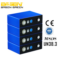 Baterai Lithium Ion LiFePO4 Basen EU Stock 3.2V 100Ah, Paket Baterai Lithium Iron Phosphate 200ah 280ah untuk Rumah Tenaga Surya