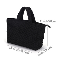 Nouveau Sac Fourre-tout Matelassé en Néoprène pour Femme 2026, Léger, Fermeture Éclair, Usage Quotidien, Haute Qualité, Vente Chaude