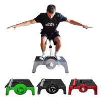 Appareil de fitness multifonctionnel commercial pour squats, avec châssis en acier réglable, résistance à volant d'inertie et centrifugeuse pour le renforcement du tronc