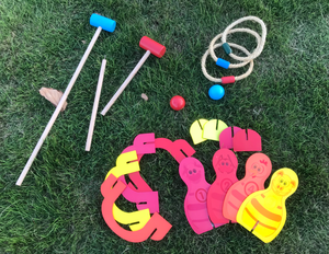 <span class=keywords><strong>Jeu</strong></span> <span class=keywords><strong>de</strong></span> vacances amusant en plein air <span class=keywords><strong>Jeu</strong></span> en bois 2 en 1 <span class=keywords><strong>Jeu</strong></span> <span class=keywords><strong>de</strong></span> <span class=keywords><strong>croquet</strong></span> à lancer d'anneaux pour adultes et enfants Famille Facile à installer - Product Image 5