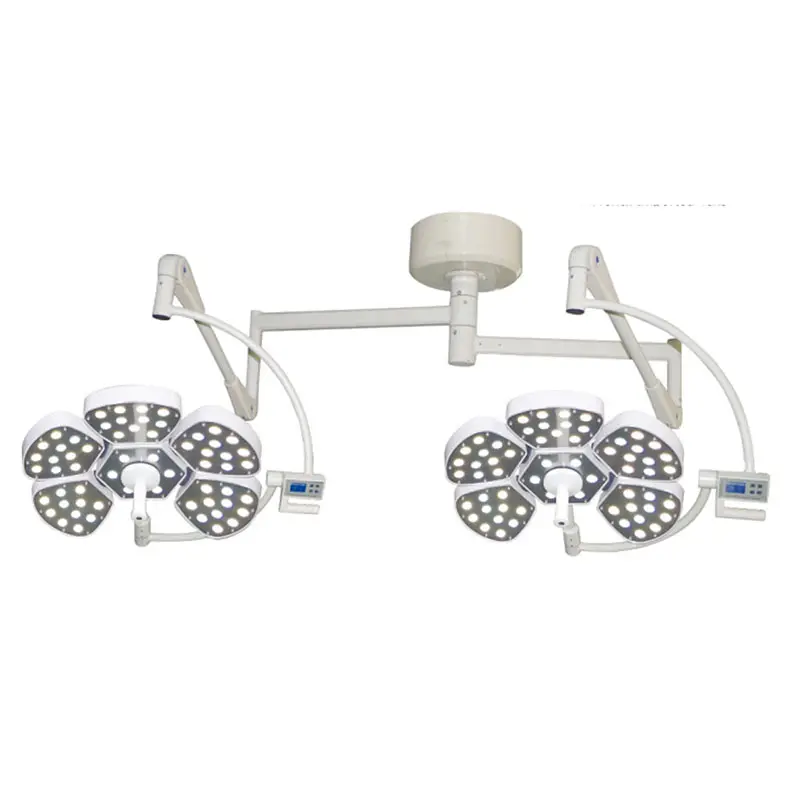 One-Stop Supplier Surgical Vet Human Use Led Ceiling Double Head Ot Operating Lamp Light For Surgery