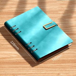 Loose-<b>leaf</b> Detachable Business Meeting Notebook Customise Logo A5 Pu Leather Printing Notebook - Product Image 3