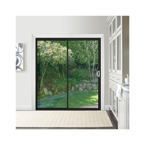 알루미늄 슬라이딩 도어 슬림 프로필 유리 현대 디자인 프로필 전면 캐비닛 도어 프레임 알루미늄 슬라이딩 도어 - Product Image 5