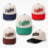 Gorra de Béisbol Moderna Unisex de Dos Tonos con Logotipo Personalizado, Gorra Deportiva de Moda para Viajes al Aire Libre con Visera Curva