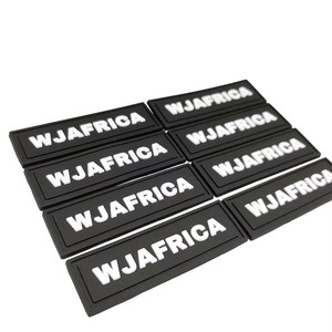 Étiquettes de logo personnalisées en silicone gaufré, transfert thermique, patchs en caoutchouc PVC souple pour vêtements de sport et maillots de bain - Product Image 6