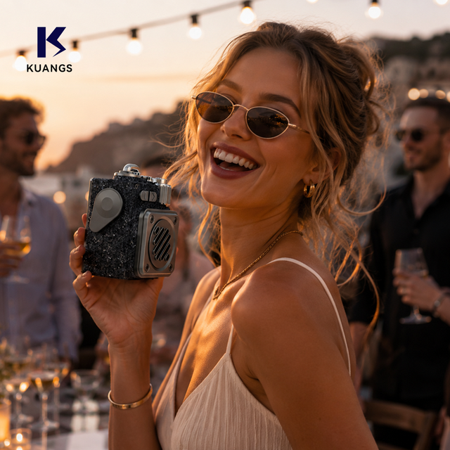 Outdoor Wireless  Speaker K5 with Card Slot for Camping and Laptop Use