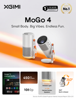 Projecteur intelligent XGIMI MoGo 4, 450 lumens ISO, 1080p natif, Google TV, audio Harman Kardon, batterie intégrée, vente en gros