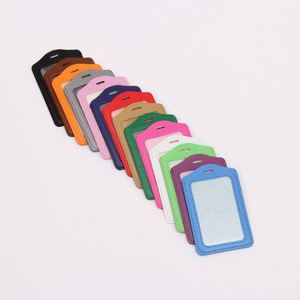 Leather Id Badge <b>Wallet</b> Blocking <b>Card</b> <b>Holder</b> With Strap - Product Image 3