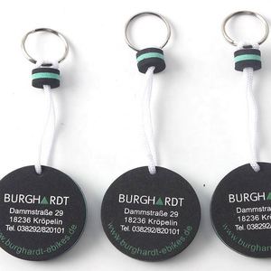 2024 Eco-Friendly Soft EVA Foam Floating Keychain Budget-friendly Plastic <b>Key</b> <b>Ring</b> for Cars & Promotions Cheap Price - Product Image 3