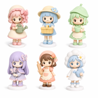 Figurine d'action anime personnalisée en PVC, modèle de personnage de dessin animé, jouet pour boutique de cadeaux dans la collection de boîtes mystères, figurine de statue d'usine OEM