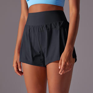 Pantalones Cortos de Yoga y Tenis para Mujer, Tallas Grandes, Efecto Hielo, Sólidos, de Alta Elasticidad, Estiramiento en Cuatro Direcciones, Anti-Reflejantes, Tipo Jogger, Ropa Deportiva - Product Image 4