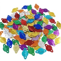 Paillettes en vrac en forme de planète de la marque JM, écologiques, autres matériaux pour vêtements, sacs, chaussures, décoration DIY, confettis de fête, vente en gros