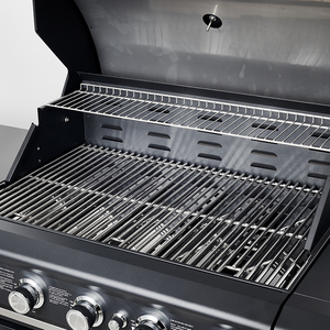Premium Korean Style Outdoor Kitchen Gas BBQ Stainless Steel 6+1 Burner Refrigerator Tap Cabinet Trolley Electronic ZR6099 Outdo - Product Image 4