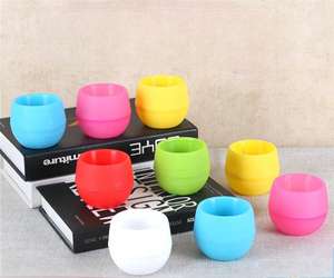 <span class=keywords><strong>Macetas</strong></span> de Plástico Coloridas <span class=keywords><strong>para</strong></span> Suculentas, <span class=keywords><strong>Macetas</strong></span> Redondas Pequeñas <span class=keywords><strong>para</strong></span> Jardinería Interior y Exterior - Product Image 1