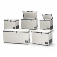 Professionnel -40 ° Congélateur vertical C 208L à très basse température avec contrôle par microprocesseur et roulettes pour laboratoire clinique