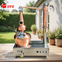 Alambic à spiritueux en cuivre 30L avec certification CE, pour brasserie artisanale, laboratoire de R&D, petite distillerie, utilisation intérieure/extérieure, anti-corrosion