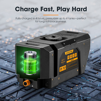 SAN HIMA Réservoir d'Eau Pressurisé Portable à Charge Rapide 24L Douche Extérieure sur Batterie pour Camping Randonnée 4X4 Tout-Terrain