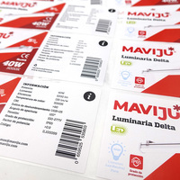 Logo publicitaire personnalisé Pvc produit créer des étiquettes de codes-barres vente en gros Qr Code vinyle autocollants imperméables impression