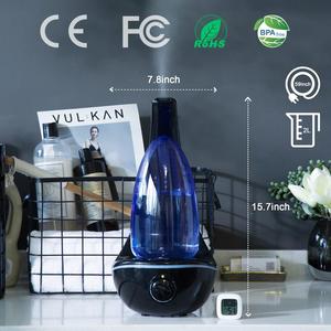 GEMEO Đầu Dò Siêu Âm Máy Tạo Độ Ẩm Mạch 2L Máy Tạo Độ Ẩm Không Khí Hình Xương Rồng Máy Khuếch Tán Tinh Dầu Máy Tạo Độ Ẩm Đèn Led - Product Image 5