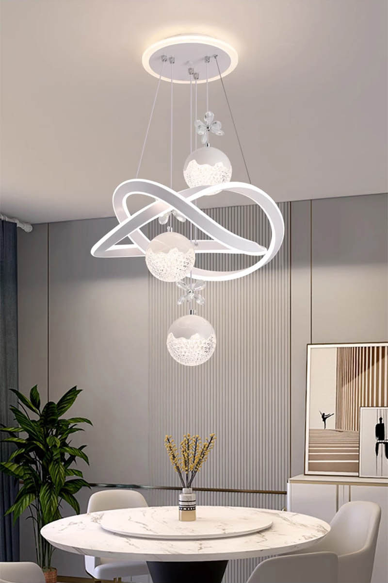 Modern Crystal Light Luxury Dining Room Chandelier Home LED Advanced Sense Livingroom Lamp 120W 220V 3CCT Pendants Lighting · image 6