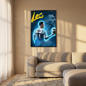 JIANZHI Custom Frame <strong>Canvas</strong> Illuminated Painting LED <strong>Football</strong> Wall Art Modern Abstract Hanging for Hotels and Restaurants - Product Image 4
