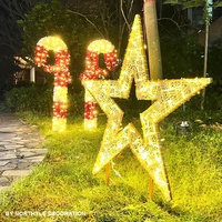 120cm Stern 2D Motiv-Licht Helle IP65 Outdoor LED-Dekorationsbeleuchtung für Weihnachten und Veranstaltungen