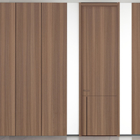 Puerta Cortafuego de Madera Sólida con Diseño de Tallado de Lujo para Palacio, Villa o Residencia de Alta Gama