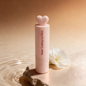 Envase de Brillo Labial ABS <span class=keywords><strong>Rosa</strong></span> <span class=keywords><strong>Pastel</strong></span> con Tapa de Rosca - Tubo Cosmético con Tapa en Forma de Corazón para Brillo Labial y Cuidado de la Piel - Product Image 3