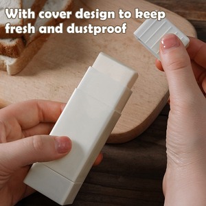 Portable Butter <b>Storage</b> <b>Box</b> Solid Butter Stick Spreader Rotary Applicator Kitchen Baking <b>Tools</b> Plastic Butter Holder - Product Image 3