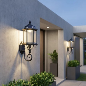 Lampe Murale Solaire Extérieure Étanche pour Cour, Couloir et Porte, Style Rétro Européen - Product Image 6