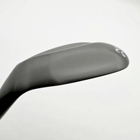 Ensemble de fers de golf OEM unisexe noirs pour droitiers, clubs de golf en caoutchouc avec têtes en acier inoxydable