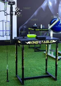 Sistema a Cavo con Puleggia per Allenamento al Tavolo da Braccio di Ferro con Perno di Carico e Maniglia Girevole per il Potenziamento dei Polsi - Product Image 5