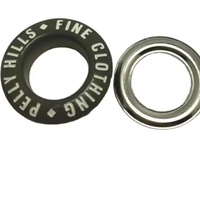 Œillets métalliques émaillés ronds personnalisés Oeko-Tex avec logo gravé