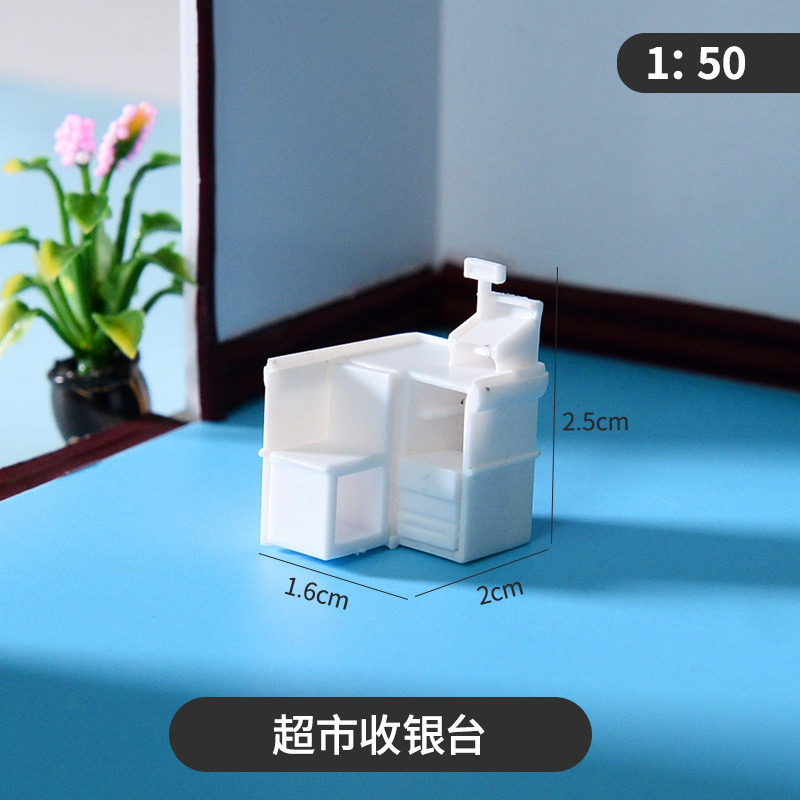 Comptoir de caisse de supermarché