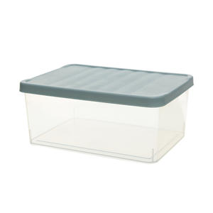 Caja de almacenamiento de juguetes con tapa de 10L para niños, contenedor organizador de bloques de construcción - Product Image 4