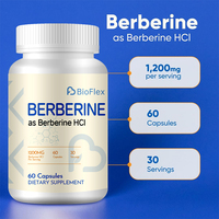 Extrait de berbérine de fabrication chinoise pour améliorer l'immunité - Capsules d'extraction végétale pure pour hommes, 60 pièces, compléments alimentaires