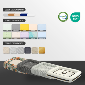 Hondenbed van traagschuim met antislip bodem, verwijderbaar, duurzaam, groot, wasbaar, orthopedisch traagschuim hondenbed - Product Image 2