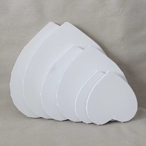 Tela Bianca a Forma di Cuore in Misto Lino Bomeijia con Cornice in <span class=keywords><strong>Legno</strong></span> <span class=keywords><strong>per</strong></span> <span class=keywords><strong>Pittura</strong></span> Artistica, Misure 15-40cm, Logo Personalizzabile Disponibile - Product Image 4