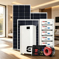 Sistem Energi Surya Rumah Tangga Lengkap 5Kw 10Kw 15Kw 20Kw 30Kw Sistem Tenaga Surya Off Grid Paket Solar Dengan Panel Surya dan Inverter