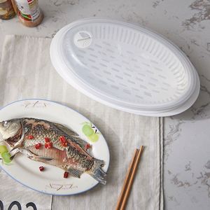 Contenant pour poisson vapeur au micro-ondes, grand récipient de cuisson vapeur pour four à micro-ondes, chauffe-pains vapeur, plateau pour poisson vapeur - Product Image 4