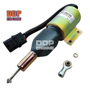 Válvula solenoide de corte de combustible 3926411 3926412 SA-4257-12 RE502473 SA-4257-24 RE502474 para Cummins 6CT 6CT8.3 ISC8.3 QSC8.3 - Product Image 3
