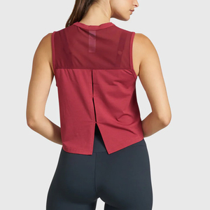 Top Sportivo da Donna a Quattro Vie Elasticizzato, Traspirante, ad Asciugatura Rapida, con Retro in Rete, per Allenamento e Corsa, Personalizzabile con Logo, Morbido Gilet da Palestra - Product Image 2