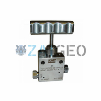 Pièces de rechange pour découpeuse à jet d'eau KMT 10079259 A-0788-1 400072-1-2 1/4 Ensemble de vanne manuelle droite bidirectionnelle 60K 1/4 po