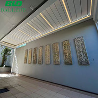 Kit de supports robustes en aluminium pour pergola 6x6, pièces de gazebo à lames orientables pour jardin, construction de pavillon extérieur solide